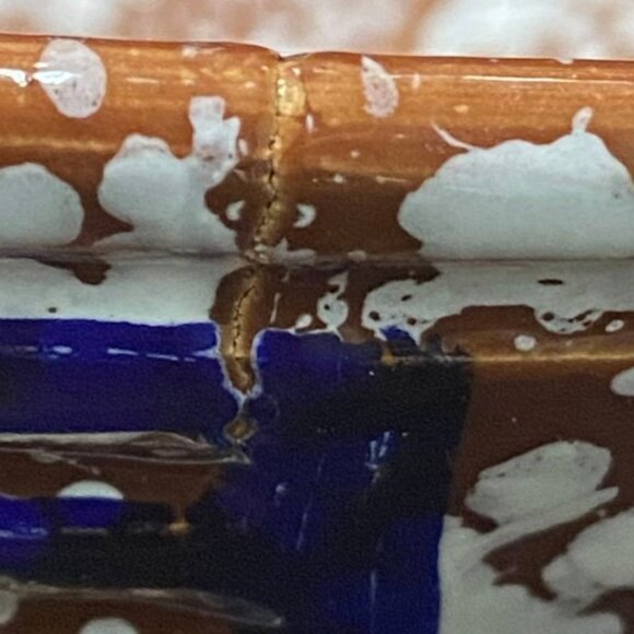 MCM Italian RAYMOR Signed Abstract Footed Pottery Bowl - Picture 4 of 7